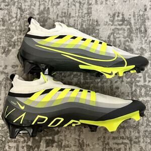 Nike Vapor Edge Elite 360 Black Volt White Football Cleats DQ3558 Size 14